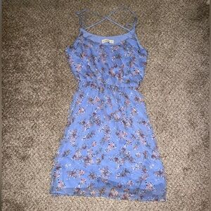 Abercrombie & Fitch Blue Floral Mini Dress
